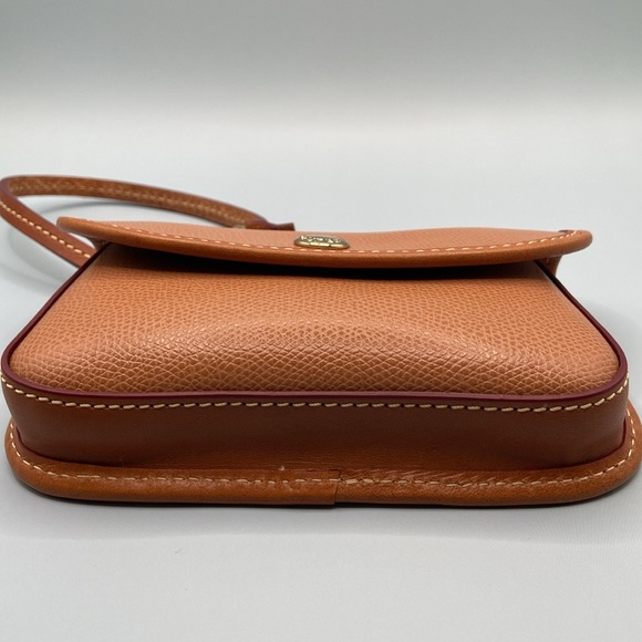 Dooney & Bourke Embossed Pebble Leather Wristlet Caramel - Picture 5 of 11